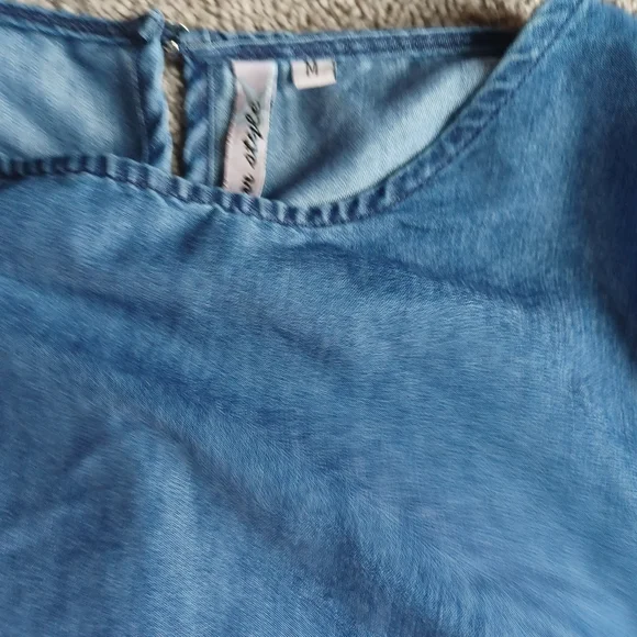 Star style chambry blouse - Picture 3 of 6